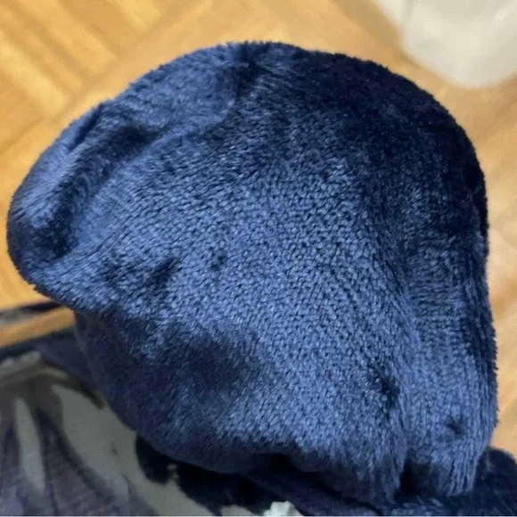 Huntington Home Navy Velvet Plush Sheet Set - Picture 2 of 2